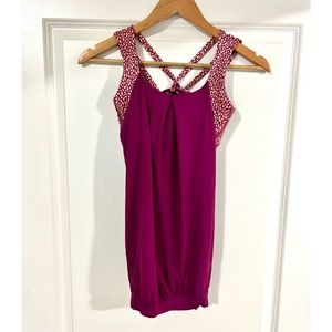 Lululemon Pink Athletic Tank Top Size s